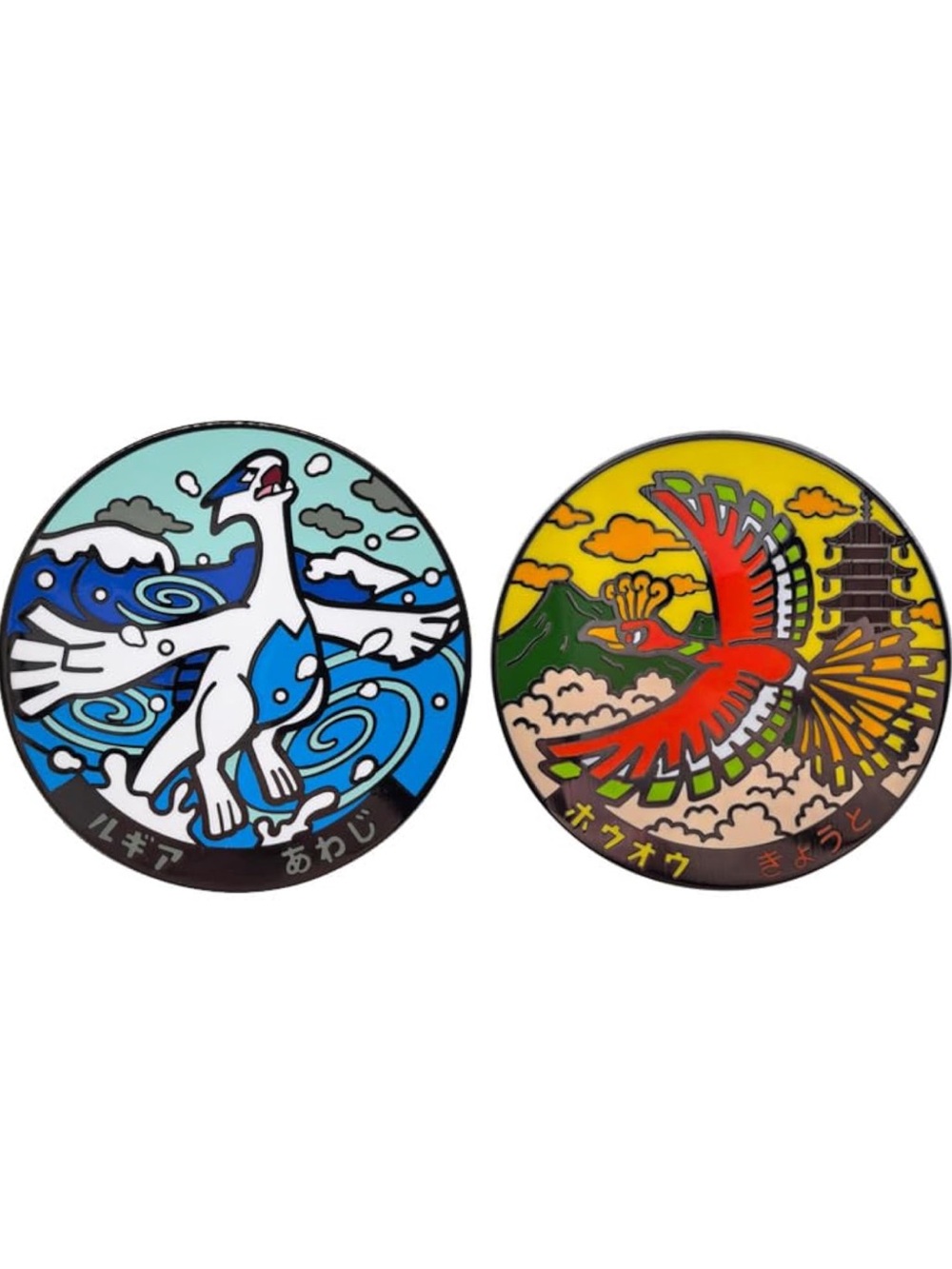 Pokémon Enamel Pins (2 PCs)